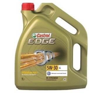 5л EDGE 5W-30 LL масло синт. ACEA C3, LL-01, MB-Approval 229.31/229.51, VW 504 00/ 507 00 CASTROL EDG53L-4X5