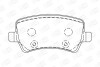 Колодки гальмівні дискові задні Land Rover Freelander 2/ Volvo V60 I, S80 II, S60 II, XC70 II CHAMPION 573250CH (фото 1)