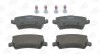 Колодки гальмівні дискові задні Land Rover Freelander 2/ Volvo V60 I, S80 II, S60 II, XC70 II CHAMPION 573250CH (фото 2)