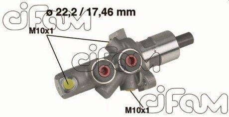 DB Главный тормозной цилиндр 22,20/17,46mm DB W201 82- CIFAM 202-175