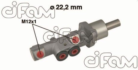 VW головний гальмівний циліндр Audi A3 03-12, SEAT ALTEA 04-,SKODA OCTAVIA III 04-06,CADDY III 04-06 (сист.ATE) CIFAM 202-534 (фото 1)