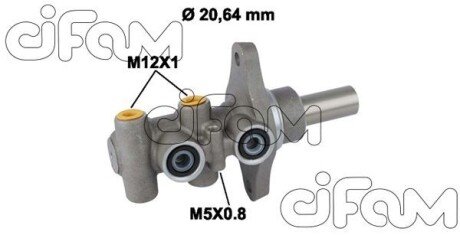 JEEP Главный тормозной цилиндр COMPASS 06-, DODGE CALIBER 06- CIFAM 202-810