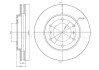 MITSUBISHI диск гальм передн. L200 05- CIFAM 800-1076C (фото 1)