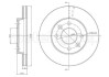 RENAULT диск гальмівний передн (вент). R11,19,21, Clio, Kangoo, Megane CIFAM 800-110 (фото 1)