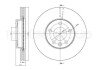 Гальмівний диск перед. T5 03- (R16) (308x29,5) (вент.) CIFAM 800-773C (фото 1)