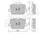 BMW Колодки гальмівні задні 3 (G20, G80, G28) 330 d, 4 купе (G22, G82), G26, G23, G29 CIFAM 822-1265-0 (фото 1)
