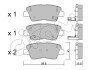 Гальмівні колодки зад. Sonata V/i 40/Optima/Soul 05- CIFAM 822-886-0 (фото 1)