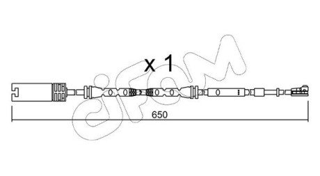 BMW датчик зносу гальмівних колодок E90 CIFAM SU.304