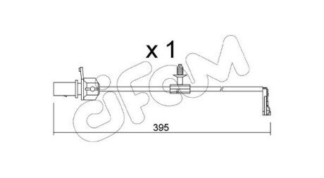 AUDI датчик гальм колодок A4 16- CIFAM SU.346