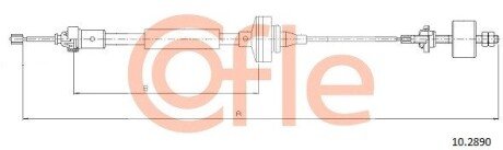 Трос зчеплення COFLE 10.2890