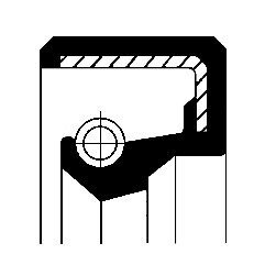 Сальник 25X35X3,2/6,4 NBR BASF CORTECO 19018367B