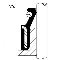 Сальник клапана VA038,0-12,10/17,00X10,70FKM CORTECO 49472915