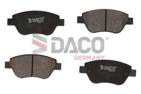 Колодки гальмівні дискові пер. DACO Germany 320924