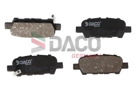 Колодки гальмівні дискові зад. DACO Germany 322642