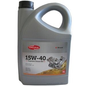 4L (Made in France!) SUPREME DIESEL 15W-40 Олива мін. MB 228.1 MAN 3275 Volvo VDS-3 Deutz DQC-III Caterpillar ECF-1a MTU Type 2.0 Mack EO-N Cummins CES 20077 RVI RLD-2 Delphi 25185360