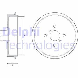 Гальмівний барабан Delphi BF552