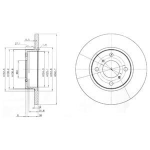 Гальмівний диск Delphi BG3769