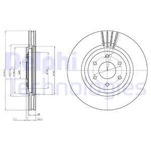 Гальмівний диск Delphi BG4176C