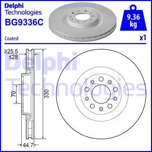 Гальмівний диск Delphi BG9336C