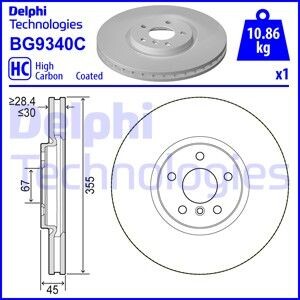 Гальмівний диск Delphi BG9340C