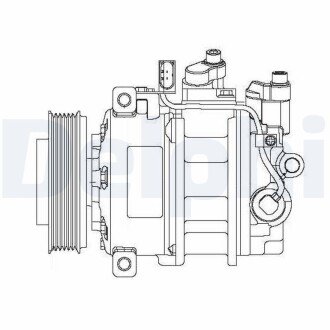 Компресор кондиціонера Delphi CS20475