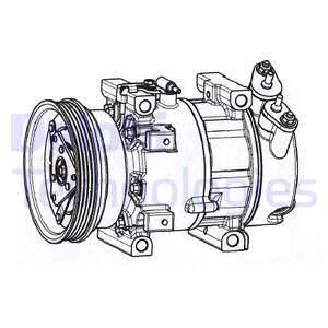 Компресор кондиціонеру Delphi CS20533