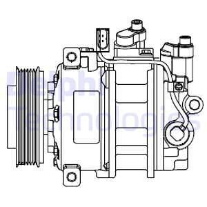 Компресор кондиціонера Delphi CS20546