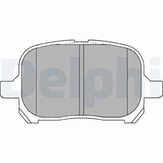 Гальмівні колодки дискові TOYOTA Camry "F "96-01 Delphi LP1144