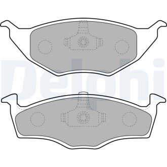 Гальмівні колодки дискові AUDI/VW A2/Lupo "F "99>> Delphi LP1675