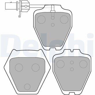 VW гальмівні колодки передн з датчик.Audi A4,6,Allroad 97- Delphi LP1703