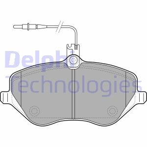 Гальмівні колодки дискові CITROEN/PEUGEOT C5/C6/607/407 "F "04>> Delphi LP1891 (фото 1)