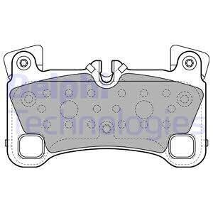 VW гальмів.колодки задн.Audi Q7,Touareg,Porsche Cayenne 02- Delphi LP2118