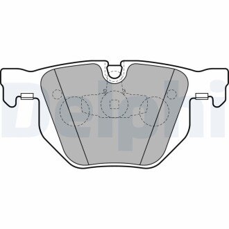 A_Гальмівні колодки дискові BMW 3(E90)/X1(E84) "R "05>> Delphi LP2256