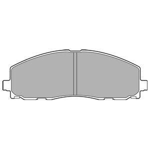 FIAT гальмівні колодки передн.Freemont,Chrysler Grand Voyager V,Lancia 2.0/3.6 11- Delphi LP2694