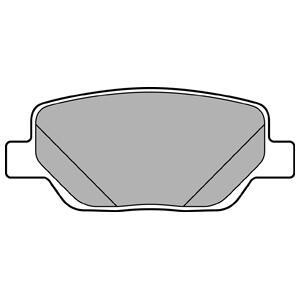 Комплект гальмівних колодок Delphi LP3290