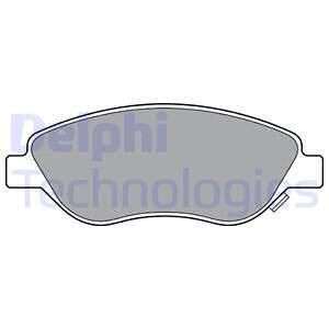 Комплект гальмівних колодок Delphi LP3360