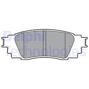 Комплект гальмівних колодок Delphi LP3379