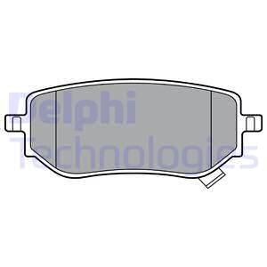 Комплект гальмівних колодок Delphi LP3402