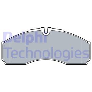 Комплект гальмівних колодок Delphi LP3541