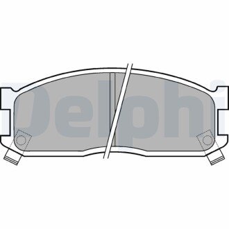 Комплект гальмівних колодок Delphi LP530