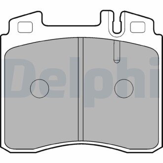 Гальмівні колодки дискові MERCEDES S(W140)/SL(R107) "F \'\'85-99 Delphi LP842