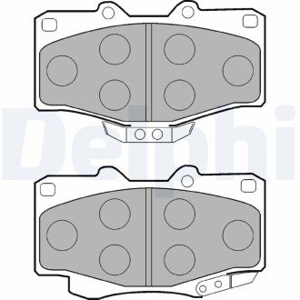 TOYOTA колодка гальмів.передн.Hilux II,LandCruiser,VW Taro,BMW E38 740 Delphi LP854