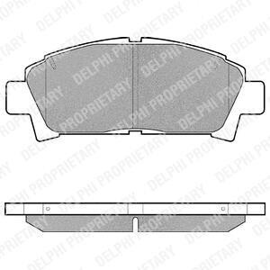 Комплект гальмівних колодок Delphi LP940