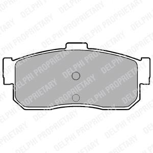 Комплект гальмівних колодок Delphi LP971