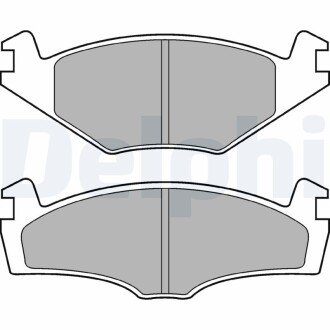 VW гальмівні колодки передн.PoloSeat Cordoba/Ibiza,Skoda Felicia Delphi LP979