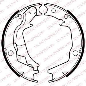 Гальмівна колодка Delphi LS2042