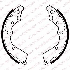 Гальмівна колодка Delphi LS2068
