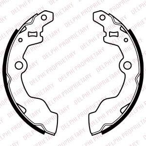 Гальмівна колодка Delphi LS2069