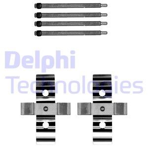 Монтажний комплект гальмівних колодок Delphi LX0702