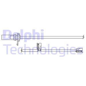 Датчик зносу гальмівних колодок Delphi LZ0305